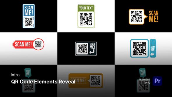 Photo of Intro – QR COde Elements Reveal Premiere Pro Templates – Videohive 59043398