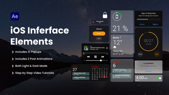 Photo of Phone UI Elements – Videohive 38459382