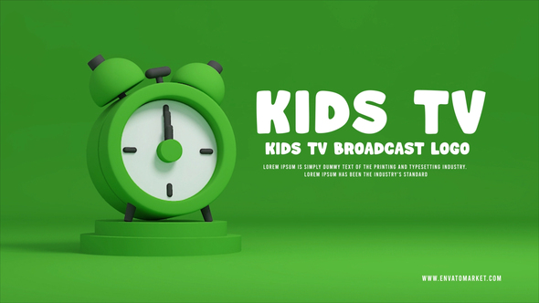 Photo of Kids Clock Logo – Videohive 58902186
