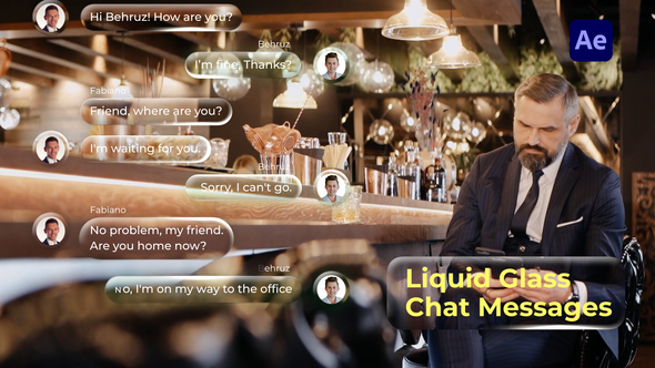 Photo of Liquid Glass Chat Messages – Videohive 59060169