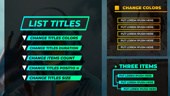 Photo of List Titles – Videohive 58673008