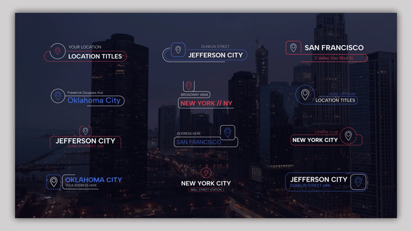Photo of Location Line Titles – Videohive 59121568