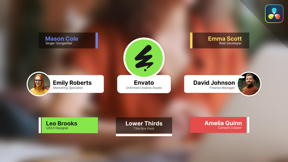 Photo of Lower Thirds | DaVinci Resolve – Videohive 58649118