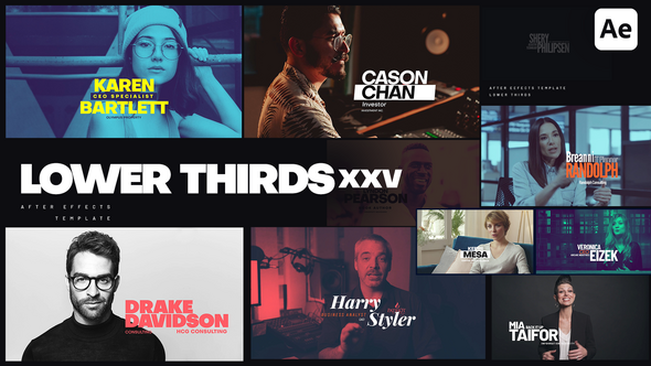 Photo of Lower Thirds XXV – Videohive 59079291