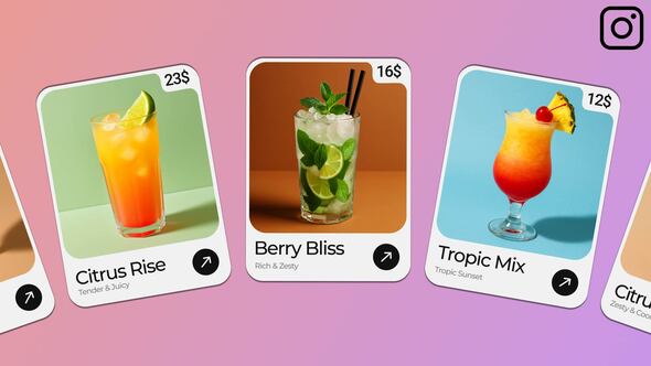 Photo of Menu Item Carousel – Videohive 58958640