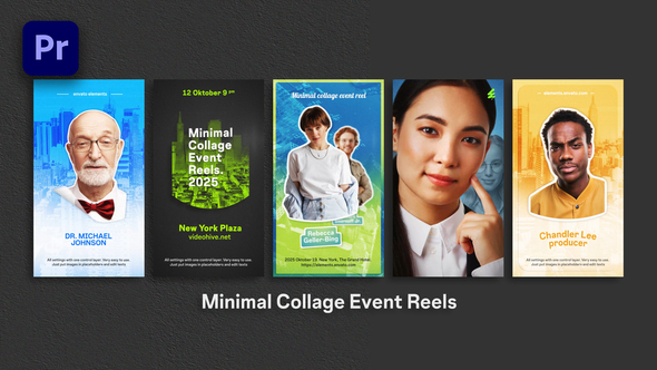 Photo of Minimal Collage Event Reels | Premiere Pro – Videohive 58950627