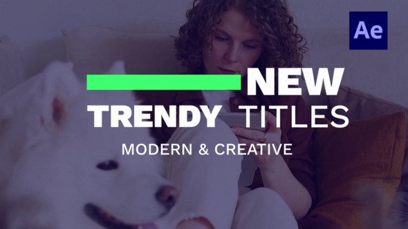 Photo of Modern Big Titles /Ae – Videohive 58819916
