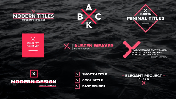 Photo of Modern Titles – Videohive 58746561