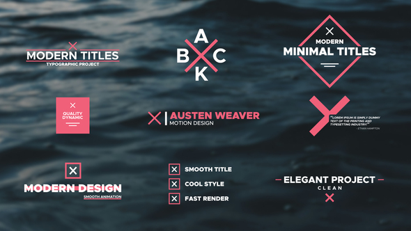 Photo of Modern Titles – Videohive 58839937