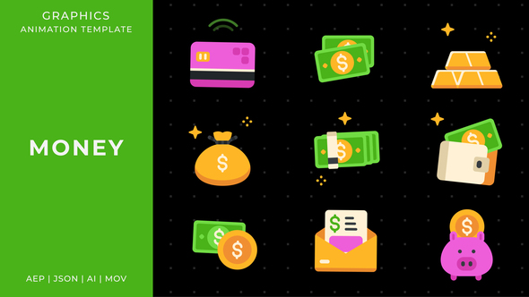 Photo of Money graphic animation template | After Effects – Videohive 58689173