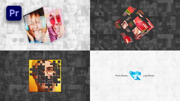 Photo of Mosaic Photo Logo Reveal | Premiere Pro – Videohive 58855247