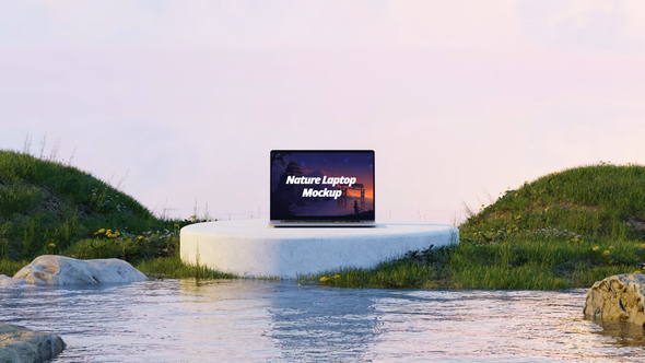 Photo of Nature Laptop Mockup – Videohive 58827529