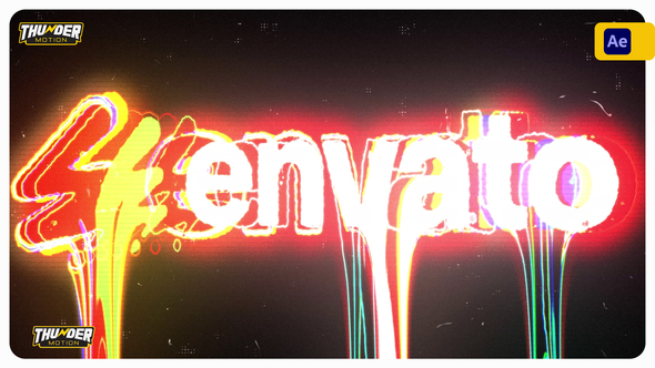 Photo of Neon Drip Logo Reveal – Videohive 58762754