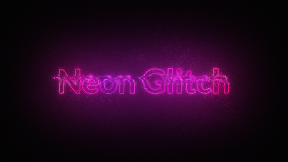 Photo of Neon Glitch Titles – Videohive 58712837