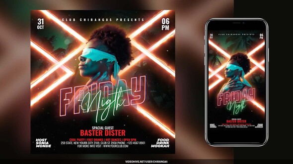 Photo of Night Club Flyer Stories v15 – Videohive 59016799