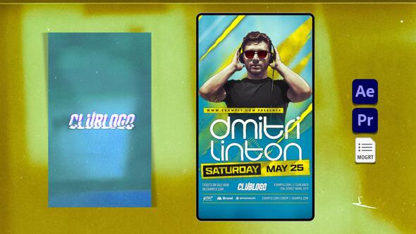 Photo of Nightclub Flyer Animated Video Template – Videohive 58790371