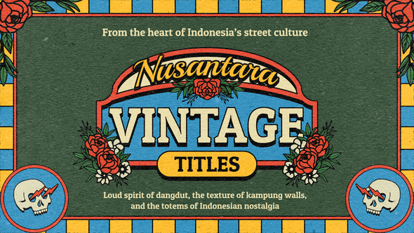 Photo of Nusantara Vintage Titles – Videohive 58943175