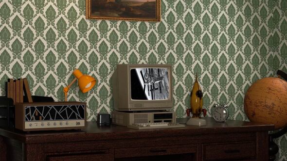 Photo of Old Computer Mockup – Videohive 59017477