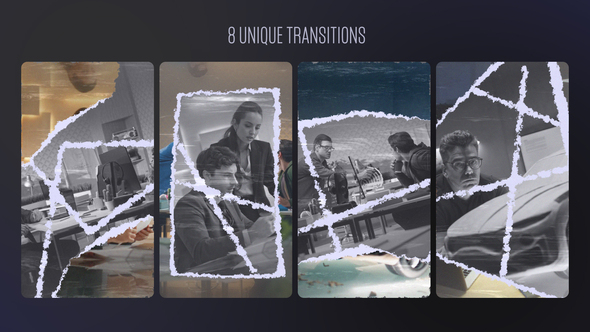 Photo of Paper Cut Transitions Vertical – Videohive 58775830