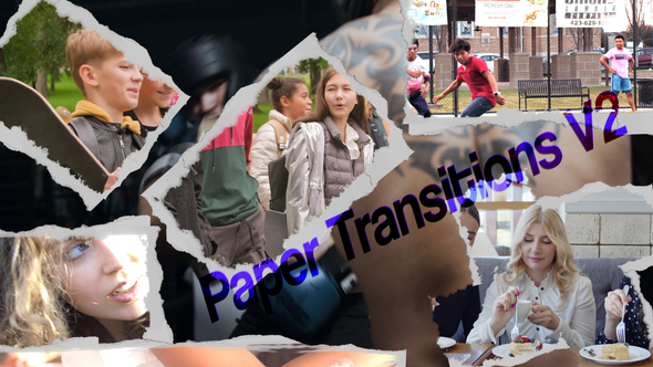 Photo of Paper Transitions V2 – Videohive 58692566