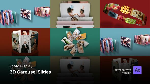 Photo of Photo Display – 3D Carousel Slide After Effects Project Files – Videohive 59043095