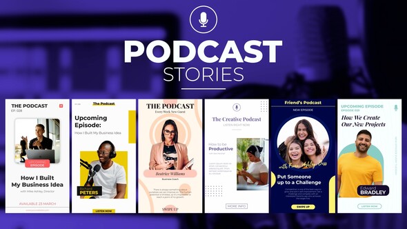 Photo of Podcast Stories – Videohive 59031813