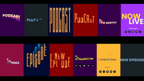 Photo of Podcast Title – Videohive 58848108