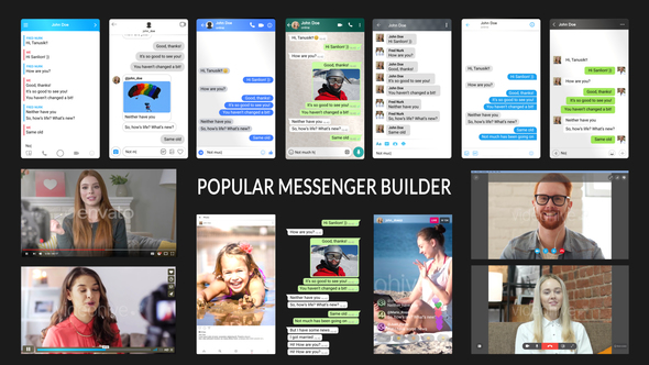 Photo of Popular Messenger Builder v3.0 – Videohive 19770231