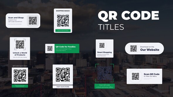 Photo of QR Code Titles – Videohive 58999021