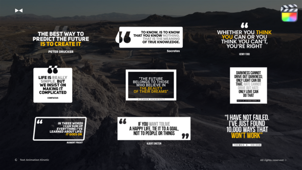 Photo of Quotes Animation Text  FCPX – Videohive 59017875