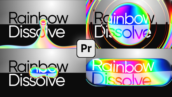 Photo of Rainbow Color Dissolve Glitch VHS Transitions – Videohive 58810721