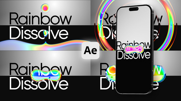 Photo of Rainbow Color Dissolve Glitch VHS Transitions – Videohive 58987715