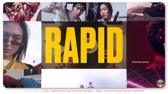 Photo of Rapid Dynamic Intro – Videohive 58989087