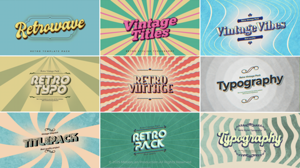 Photo of Retro Vintage Titles vol.02 | Premiere Pro – Videohive 59064424