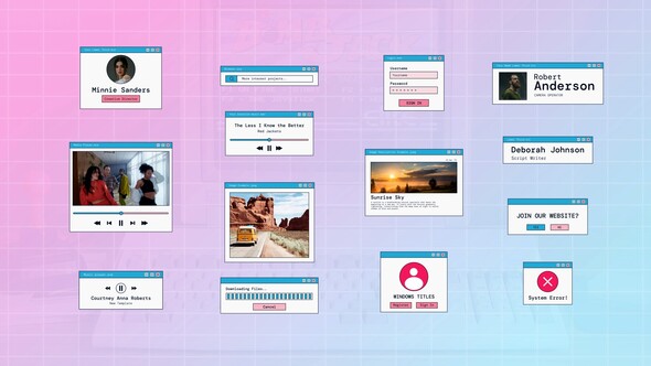 Photo of Retro Windows Titles – Videohive 58675125