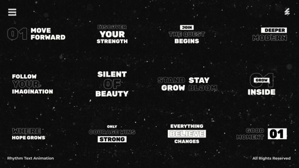 Photo of Rhythm Text Animation /Ae – Videohive 59018698