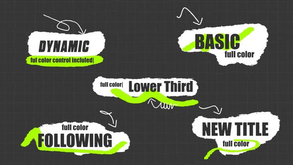 Photo of Scribble Lower Thirds – Videohive 58929253