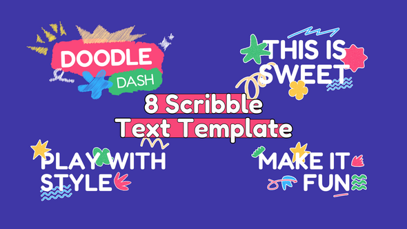 Photo of Scribble Text Animation – Videohive 59091546