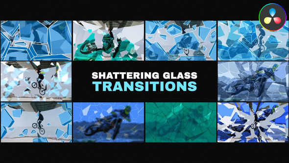 Photo of Shattering Glass Transitions | DaVinci Resolve – Videohive 58807908