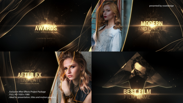 Photo of Silk Awards Cinematic Titles – Videohive 57697004