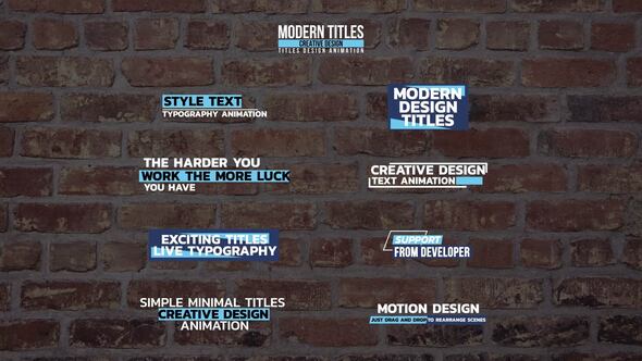 Photo of Simple And Minimal Titles – Videohive 59108009