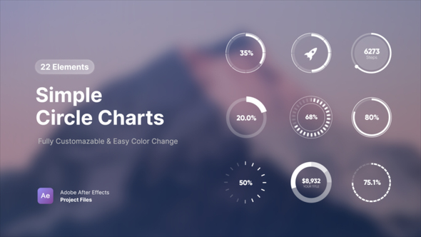 Photo of Simple Circle Charts – Videohive 58726396