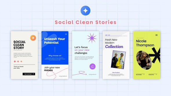 Photo of Social Clean Stories – Videohive 58854498