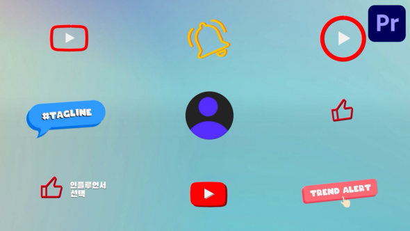 Photo of Social Media Icons for Premiere Pro – Videohive 58639403