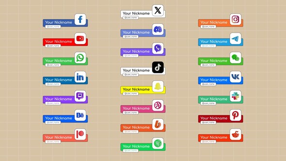 Photo of Social Media Lower Thirds – Videohive 58748778