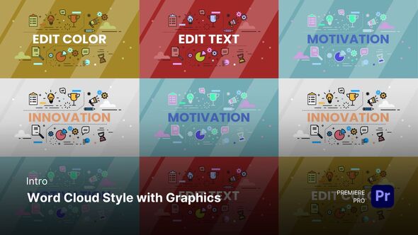 Photo of Social Media Reels – Word Cloud Style with Graphics Premiere Pro Template – Videohive 58855092