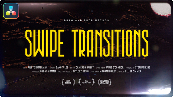 Photo of Swipe Transitions For Davinci Resolve – Videohive 58824254
