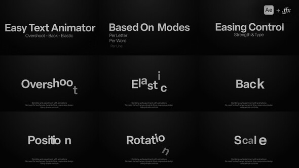 Photo of Text Animator | Overshoot, Elastic & Bounce Effects with Easy Controls for Custom Title Animations – Videohive 58843035