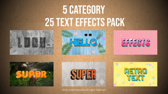 Photo of Text FX Bundle – Titles Distortions & Kinetic Text Effects in 4K – Videohive 58740348