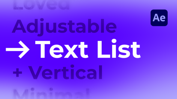 Photo of Text List – Videohive 58765626